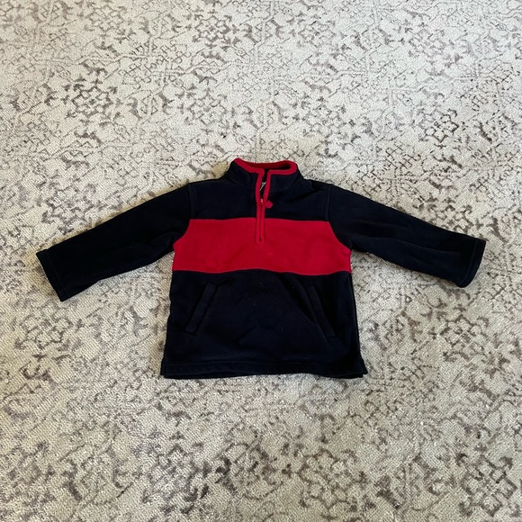 FLEECE HALF ZIP PULLOVER JANIE AND JACK - Picture 2 of 6